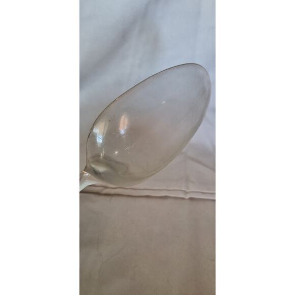 Vintage Lucite Serving Scoop with Ornate Silverplate Handle – Mid Century- VG - Picture 5 of 6